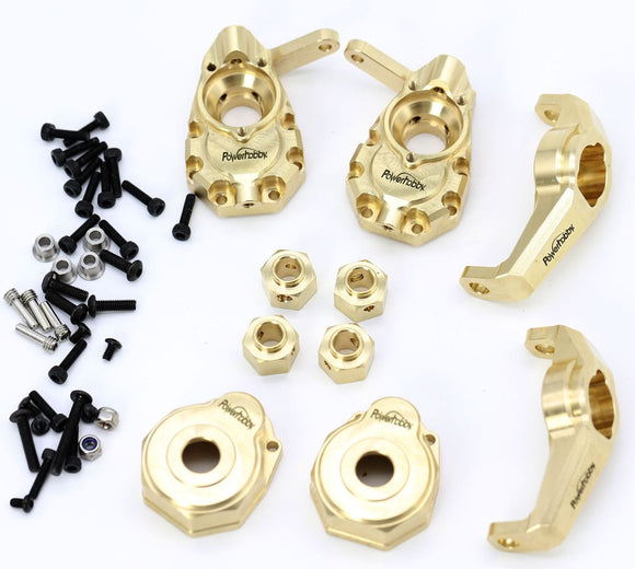 Traxxas TRX-4 Brass Upgrade Steering / Portal / C Hubs /