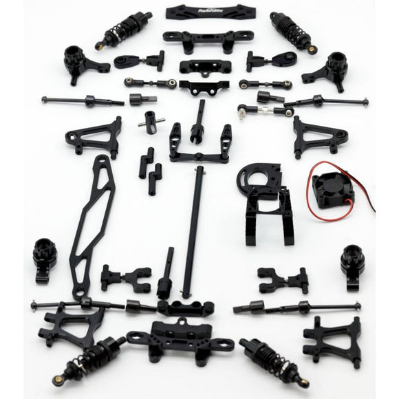 Tamiya TT-02 Aluminum Upgrade Kit TT02 -Black