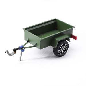 Aluminum Mini RC Crawler 1/24 Trailer, Green, for Axial