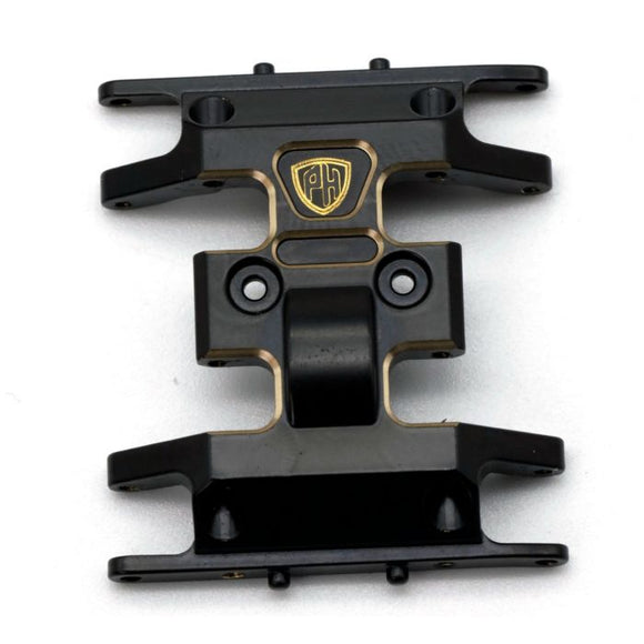 Brass Center Gearbox Skid Plate, for Axial SCX24