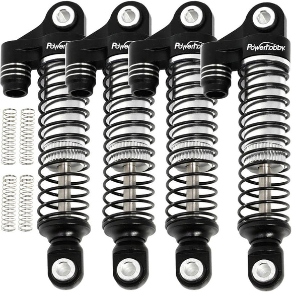 Aluminum 51mm Long Travel Shocks, Black, for Traxxas