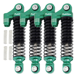 Aluminum 51mm Long Travel Shocks, Green, for Traxxas