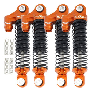 Aluminum 51mm Long Travel Shocks, Orange, for Traxxas