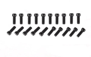 Scale Hex Head Bolts (M1 6.4mm) (Black)