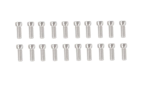 Scale Hex Head Bolts (M1 6x4mm) (Silver)