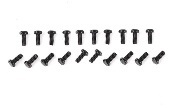 Scale Hex Head Bolts (M2.5x6mm) (Black)