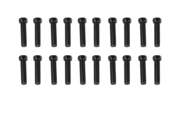 Scale Hex Head Bolts (M3x12mm) (Black)