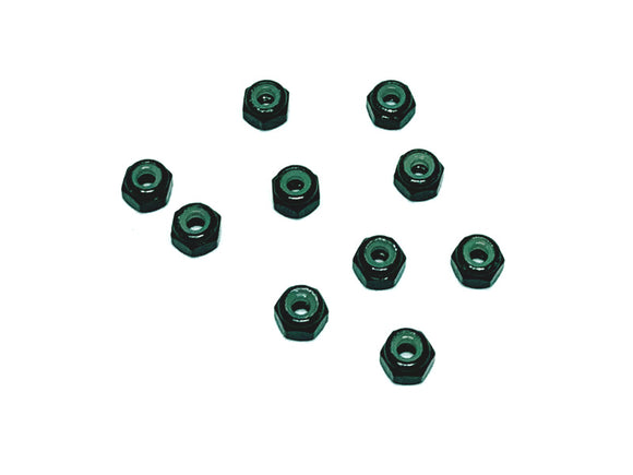 Nylon Lock Nut M2 (10pcs) Black