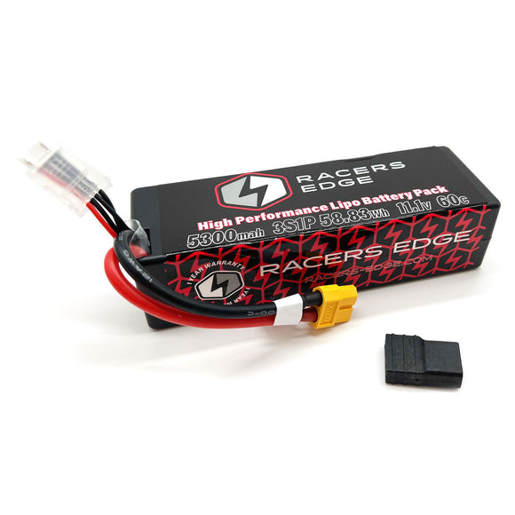 5300mAh 3S 11.1V 60C Hard Case Lipo Battery XT60 w/TRX Adapt