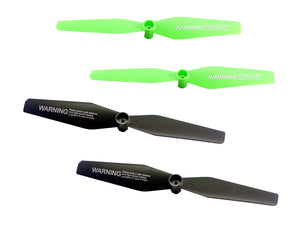 Propeller Set (4) Green/Black (2 of each color); Stinger 2.0