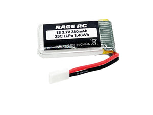 3.7V 380mAh 1S Lipo Battery; Jetpack Commander XL