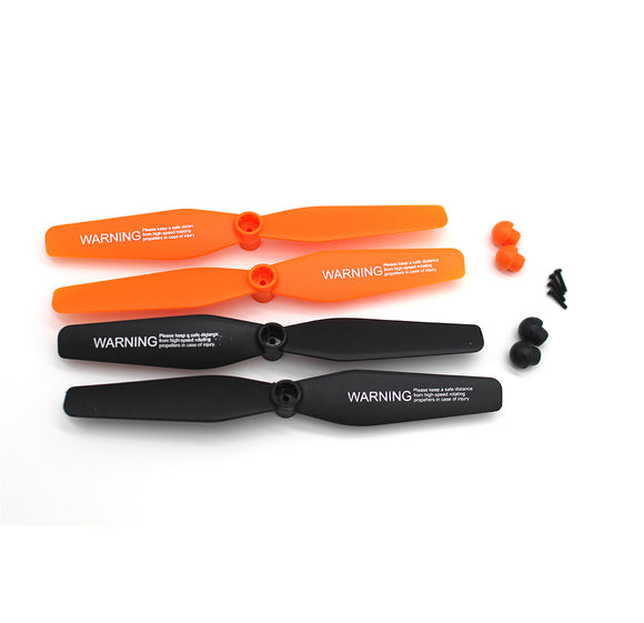 Propeller Set w/Screws, Orange & Black (2ea); Stinger 3.0