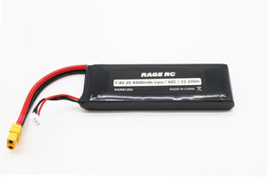 2S 7.4V 4500mAh 40C Battery Pack with XT60; Velocity 900BL