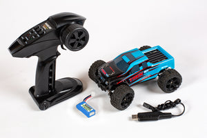 Mini Trek MT 1/24 RTR Monster Truck - Black/Blue