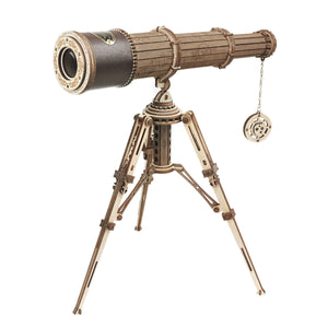 Mechanical Wood Models; Monocular Telescope