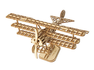 Classic 3D Wood Puzzles; Tri-Plane