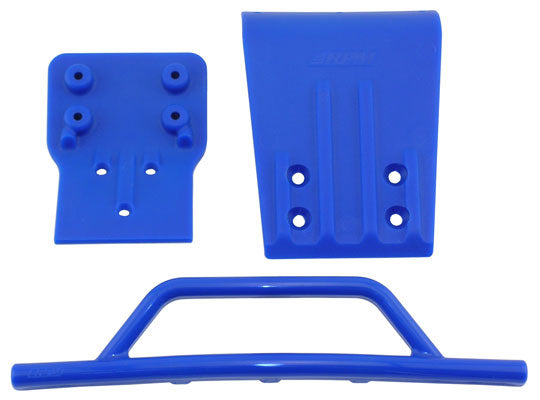 SLASH 4X4 FRT BUMPER/SKID BLUE