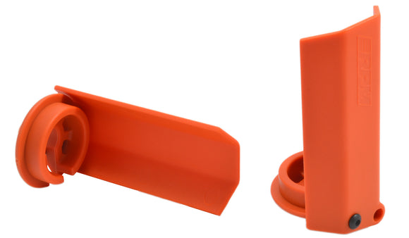 Orange Shock Shaft Guards for Traxxas X-Maxx