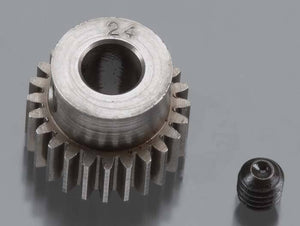 HARD 48 PITCH MACHINED 24T PINION 5M/M BORE