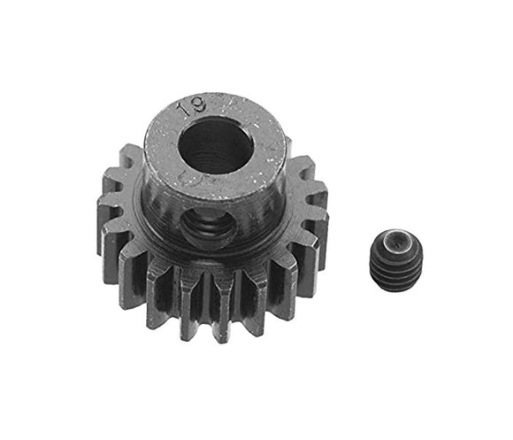 EXTRA HARD 19 TOOTH BLACKENED STEEL 32P PINION 5M/M