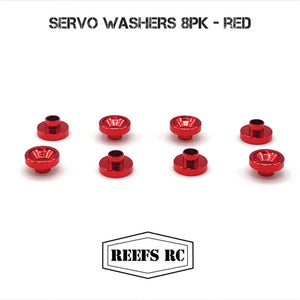 Servo Washers 8pk - Red