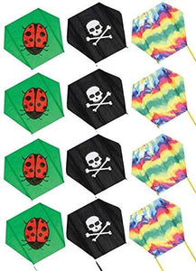 12" Mini Sled Kite - must buy 12 pc Assortment