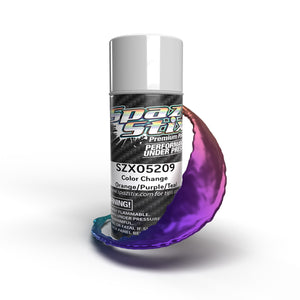 Color Change Aerosol Paint, Orange/Purple/Teal, 3.5oz Can