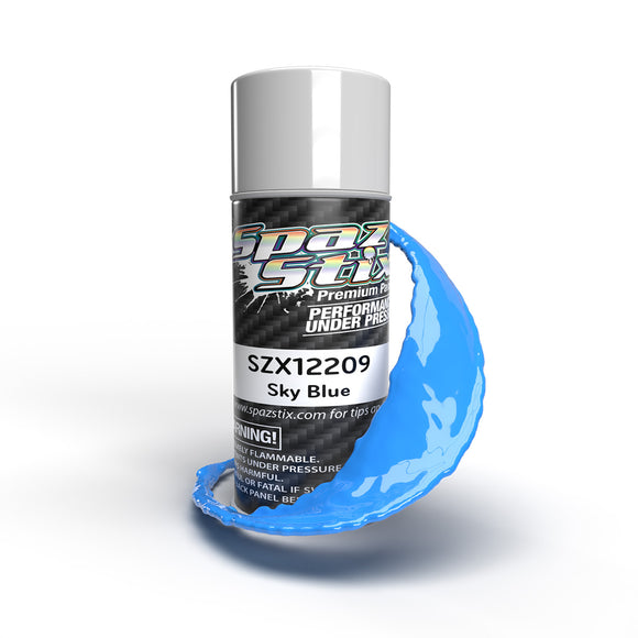 Solid Sky Blue Aerosol Paint, 3.5oz Can