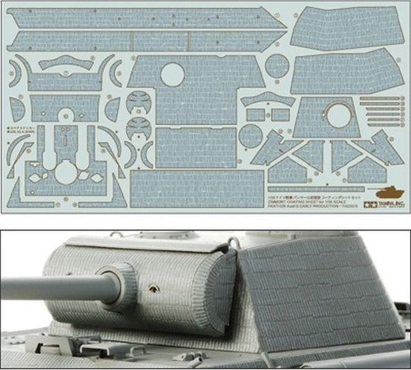 1/35 Zimmerit Coating Sheet, Panther Ausf.G Early Prod.