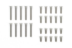 JR Countersunk Screw Set, Stainless Steel (6/8/15mm)