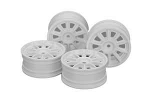 TH 10-Spoke Wheels, White, 24mm Width, Offset 0