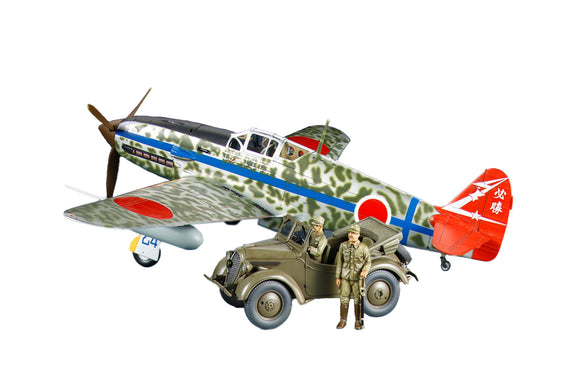 1/48 Kawasaki Ki-61-Id Hien (Tony) & 4x4 Light Vehicle