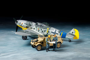 1/48 Messerschmitt Bf109 G-6 & Kubelwagen Type 82 Plastic