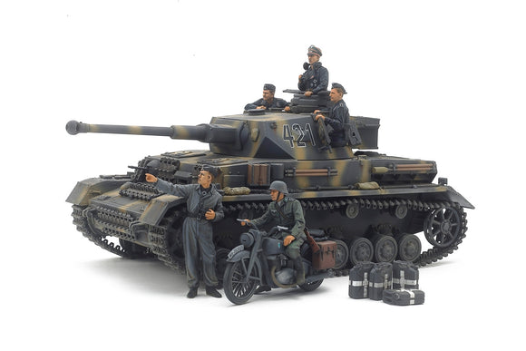 German Panzer IV Ausf.G Early, Motorcycle Set Easter Front,