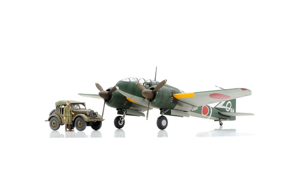 1/48 Mitsubishi Ki-46 III Type 100 & 4x4 Light Vehicle