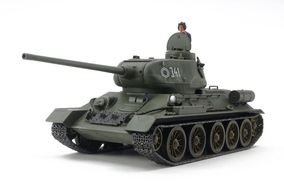 1/48 Russian Med Tank T34/85 Plastic Model Kit