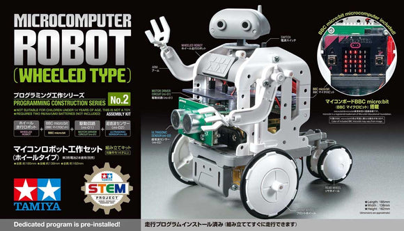 Microcomputer Robot Wheeled Type