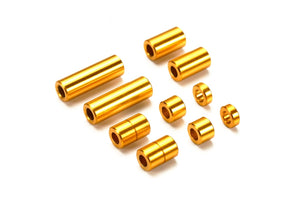 JR Aluminuminum Spacer Set, Gold