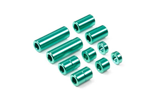 JR Aluminum Spacer Set Green