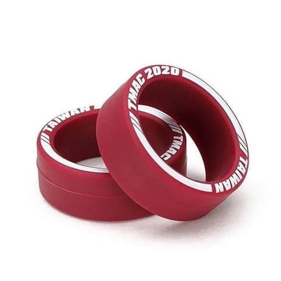 JR Low Friction LP Tire, Maroon, 2pcs, for Tmac 2020