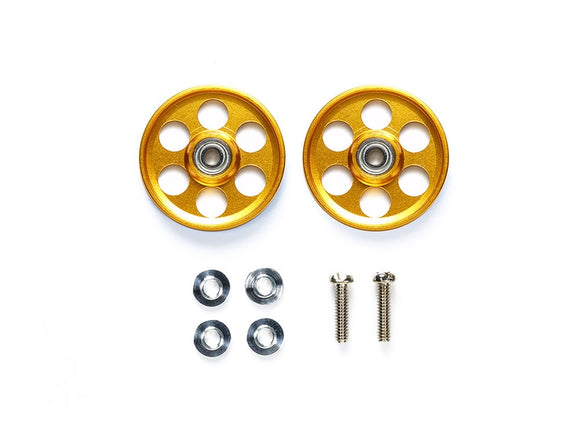 JR HG Aluminum Ball-Race Rollers LW 19MM (Ringless Gold