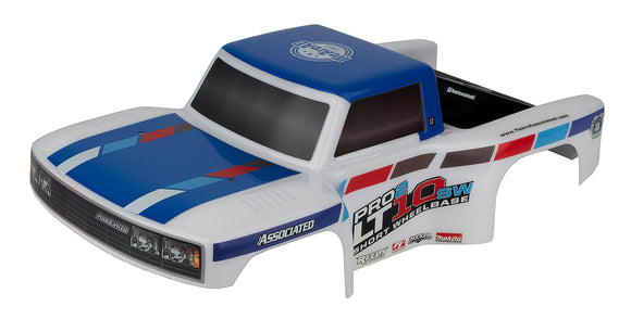 Pro2 LT10SW Truck Body, Blue / White - Race Dawg RC