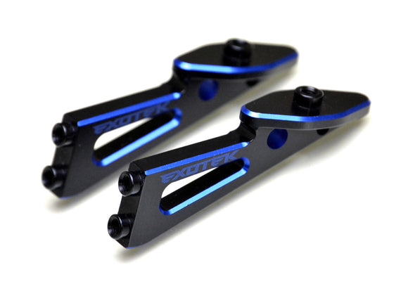 B6.3 7075 Wing Mounts, 2 Color Ano. 1 Pair - Race Dawg RC