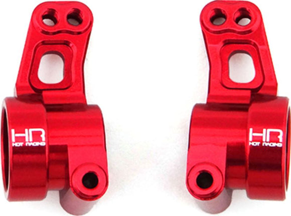 Aluminum Rear Hubs, for Arrma 2WD, Red - Race Dawg RC