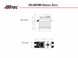 HS-5087MH High Voltage Premium Digital Metal Gear Micro Servo - Race Dawg RC