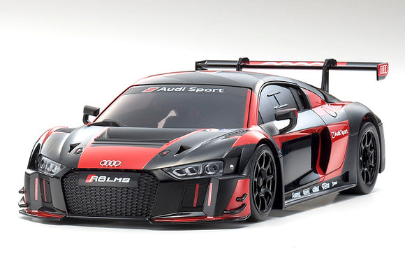 Audi R8 LMS 2016 Black/Red Body Set, for MR-03W-MM - Race Dawg RC