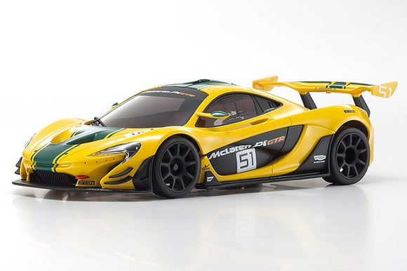 McLaren P1 GTR Yellow/Green Body Set for MR-03W-MM Chassis - Race Dawg RC