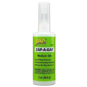 Zap-A-Gap CA+ Glue 2oz - Race Dawg RC