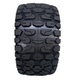 Tracker Belted 8S Monster Truck Tires, Mounted on Black - Race Dawg RC