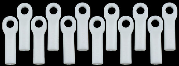 LONG ROD ENDS - DYABLE WHITE FOR TRAXXAS SLASH/RALLY - Race Dawg RC